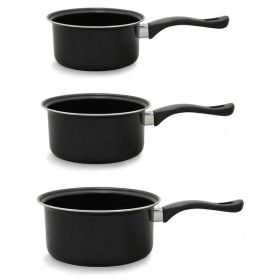 1.5 / 2 / & 3 QUART SAUCEPAN SET BLACK