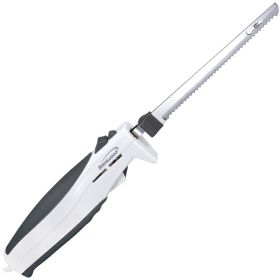 7 INCH ELECTRIC CARVING KNIFE WHITE