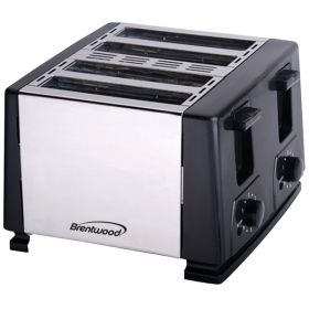 4 SLICE TOASTER BLK
