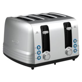 4 SLICE EXTRA WIDE TOASTER STAINLESS STEEL