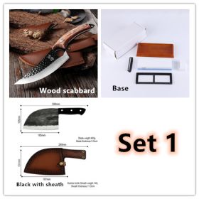 Handmade Forged Chopping Knife High Hardness (Option: Set 1)